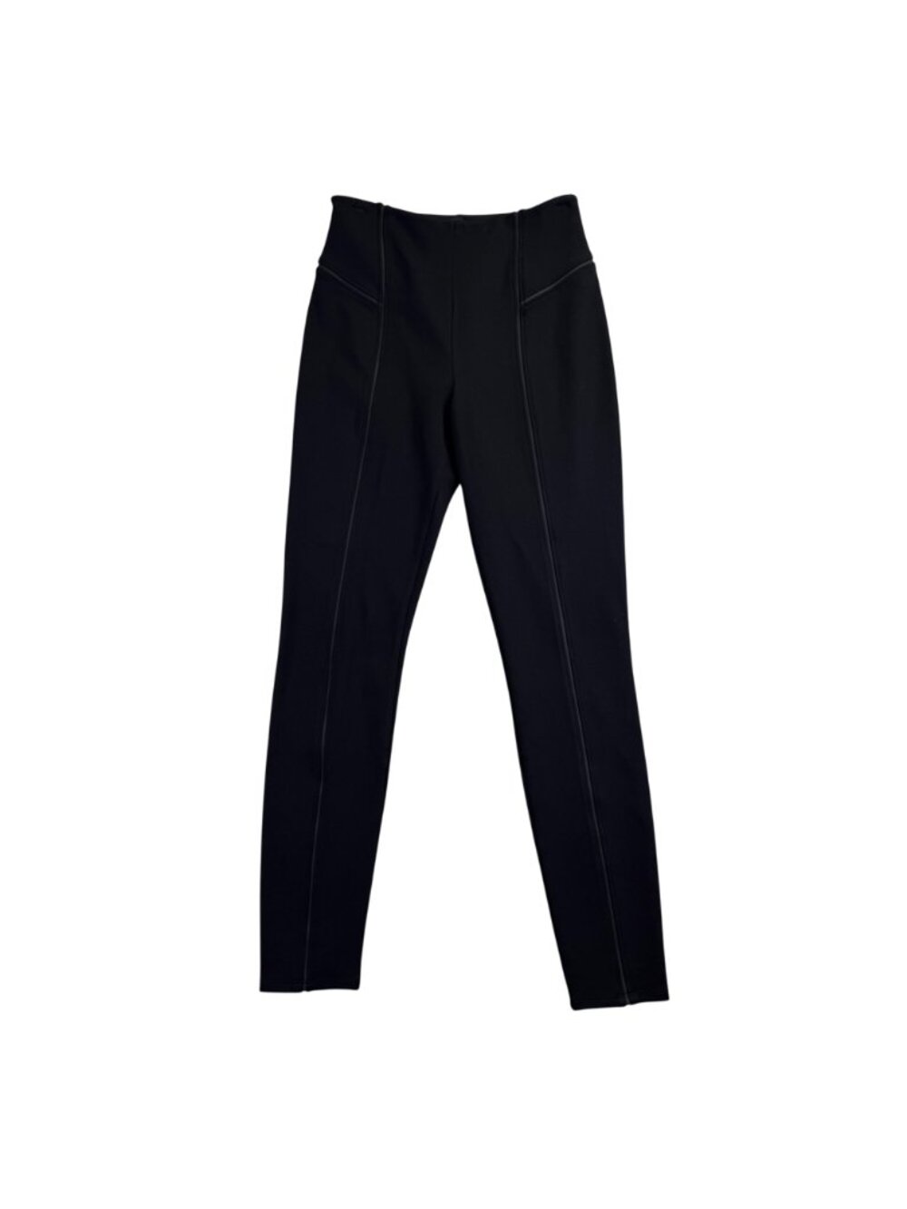 Lysse Womens Black High-Waist Stretch Slimming Leggings Size M image 2